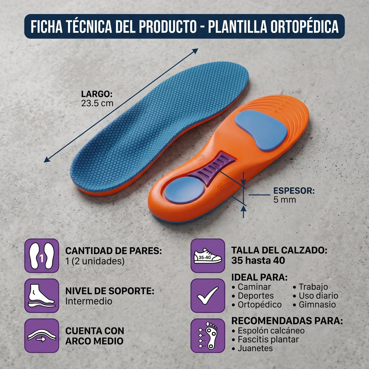 Plantillas Ortopédicas