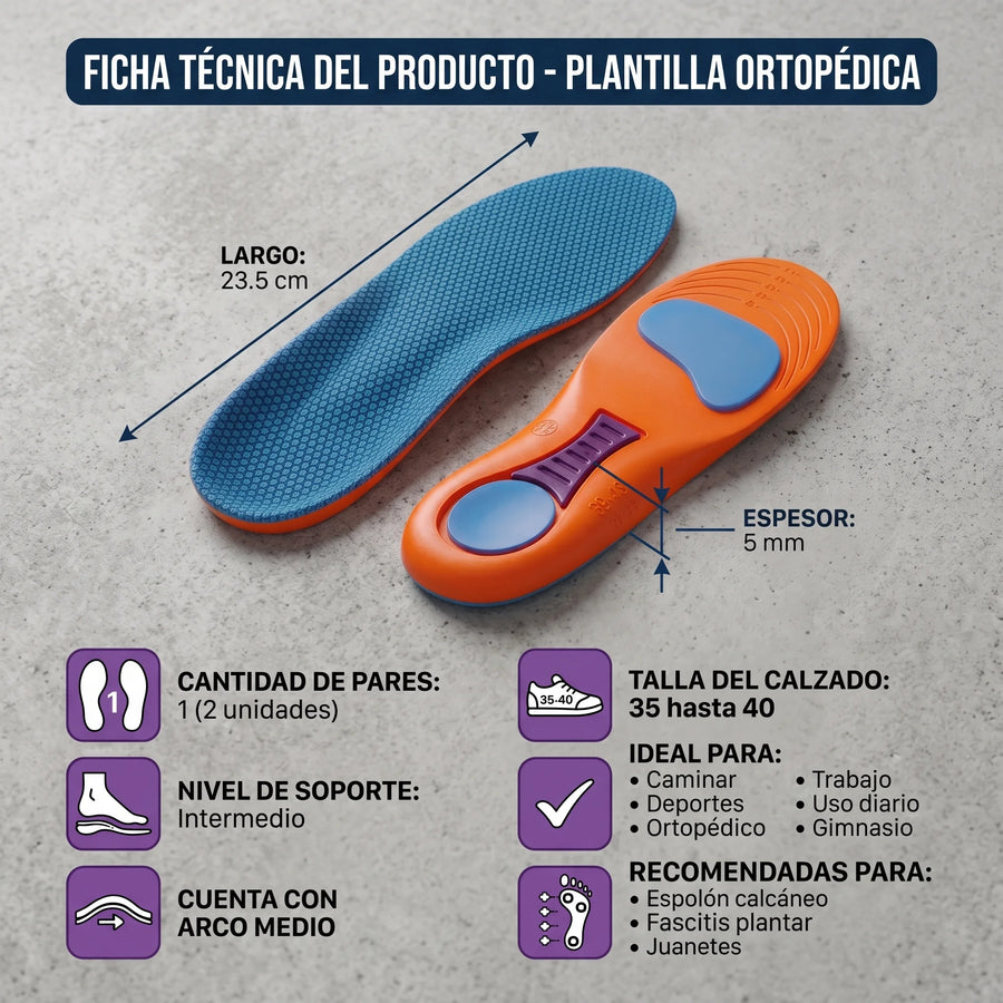 Plantillas Ortopédicas